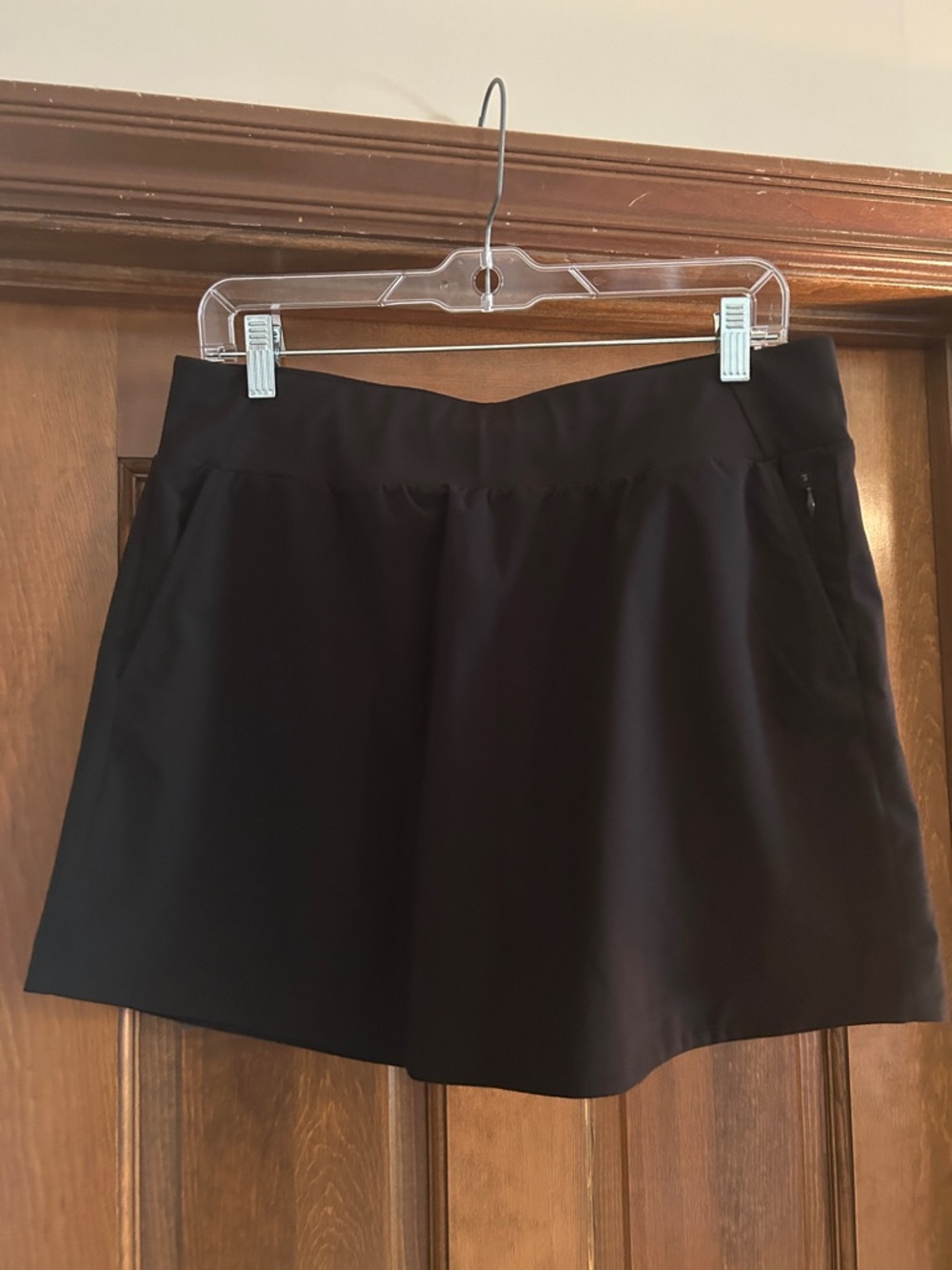 STYLUS Black Women’s Athletic Skort with Pockets